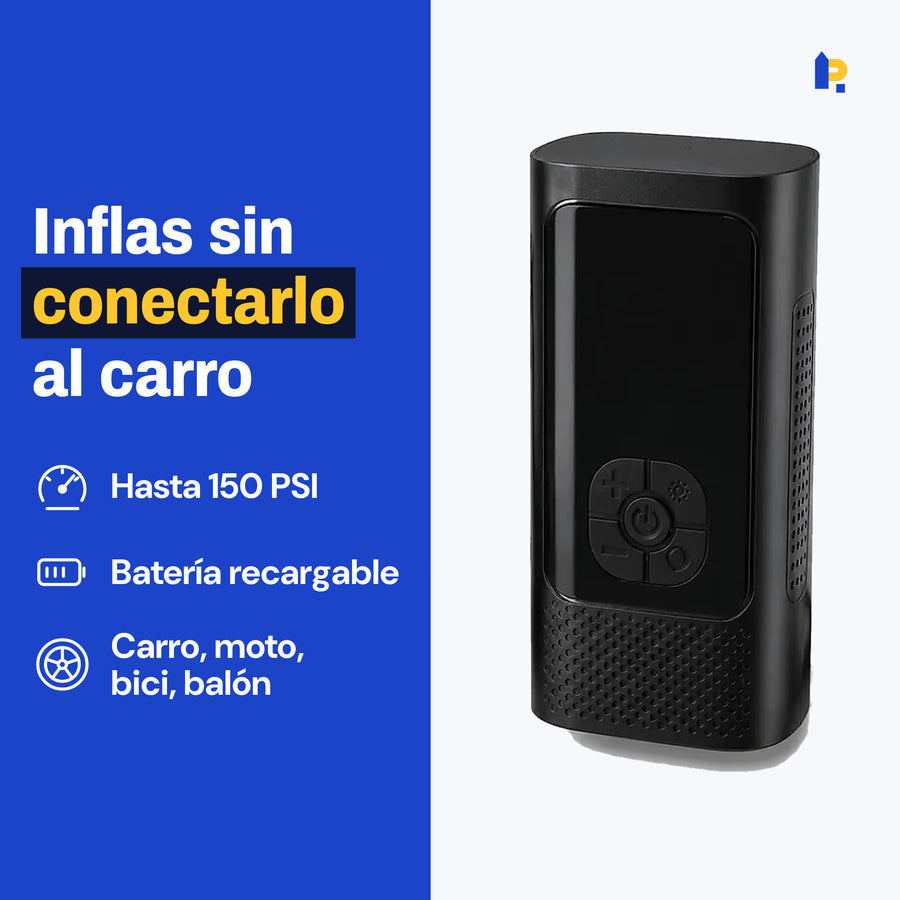Compresor inalámbrico con pantalla digital