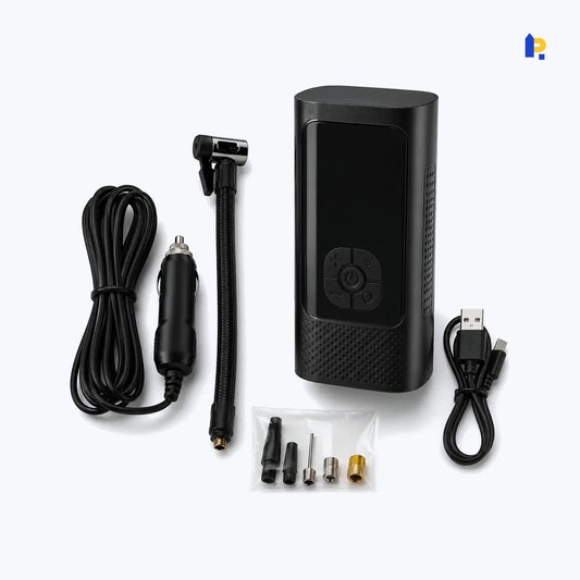 Compresor de aire portátil con su kit
